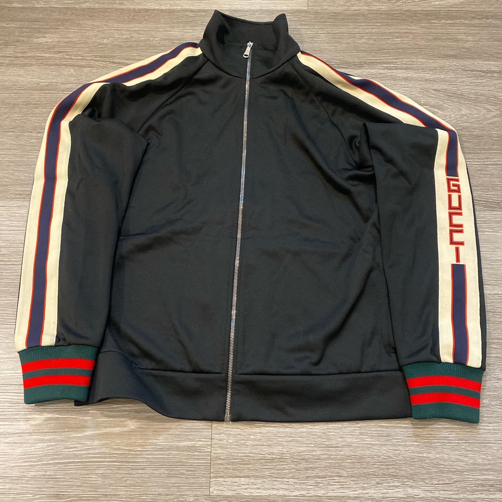 Gucci Black Jacket with Cream Accents